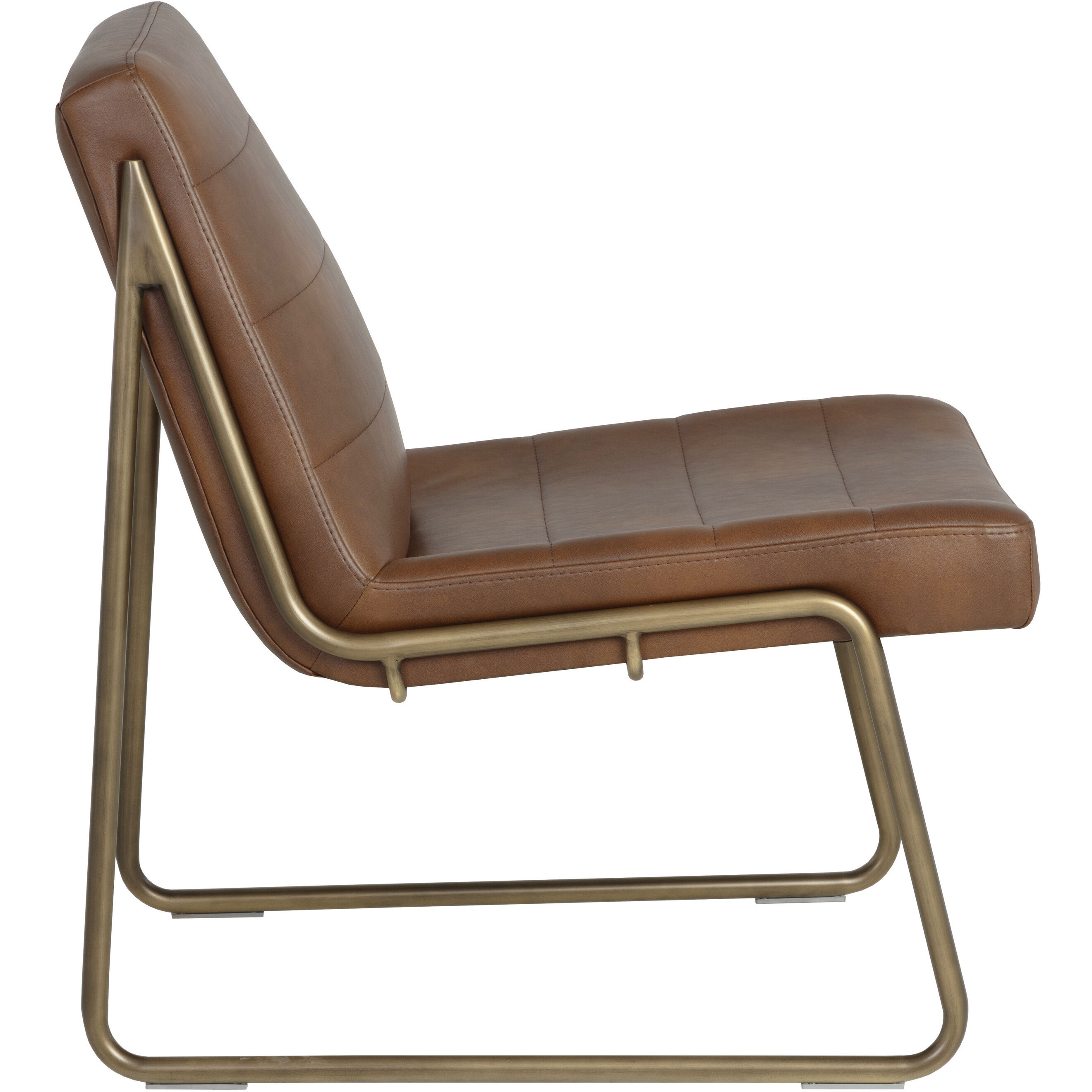 Anton Bravo Cognac Lounge Chair